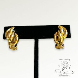 Bundle Sale 3 for $15 | Gold Tone Clip-On Earrings | Comfort Cushions